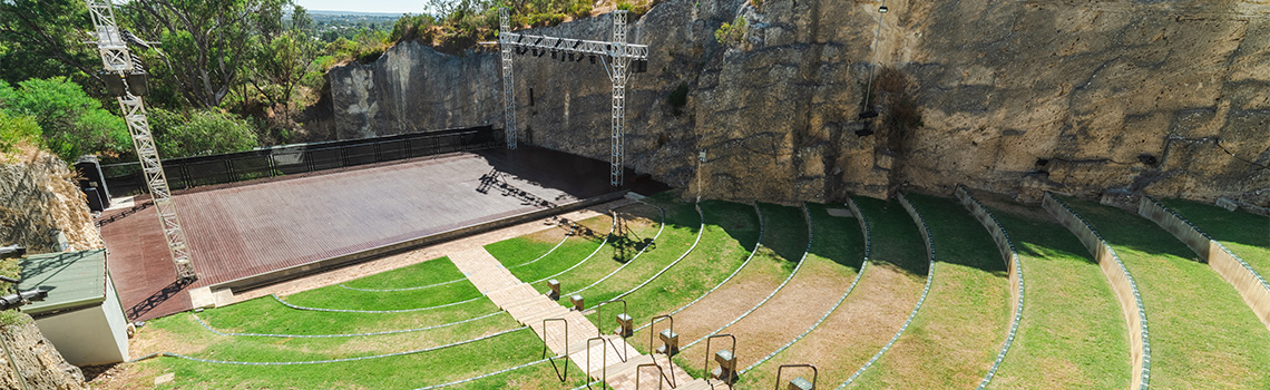 An image of the Quarry Amphitheatre