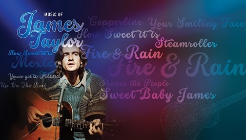 A flyer you The Music of James Taylor concert